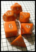 Dice : Dice - Dice Sets - Multi Co Dice Pack Orange with White Numerals Opaque Complete 12D - Ebay 2010